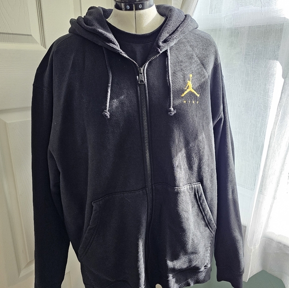 Nike Jordan Jumpman 1998 Finals Black Zip Hoodie Mens Sz 2XL DC9606-010 - Picture 3 of 10